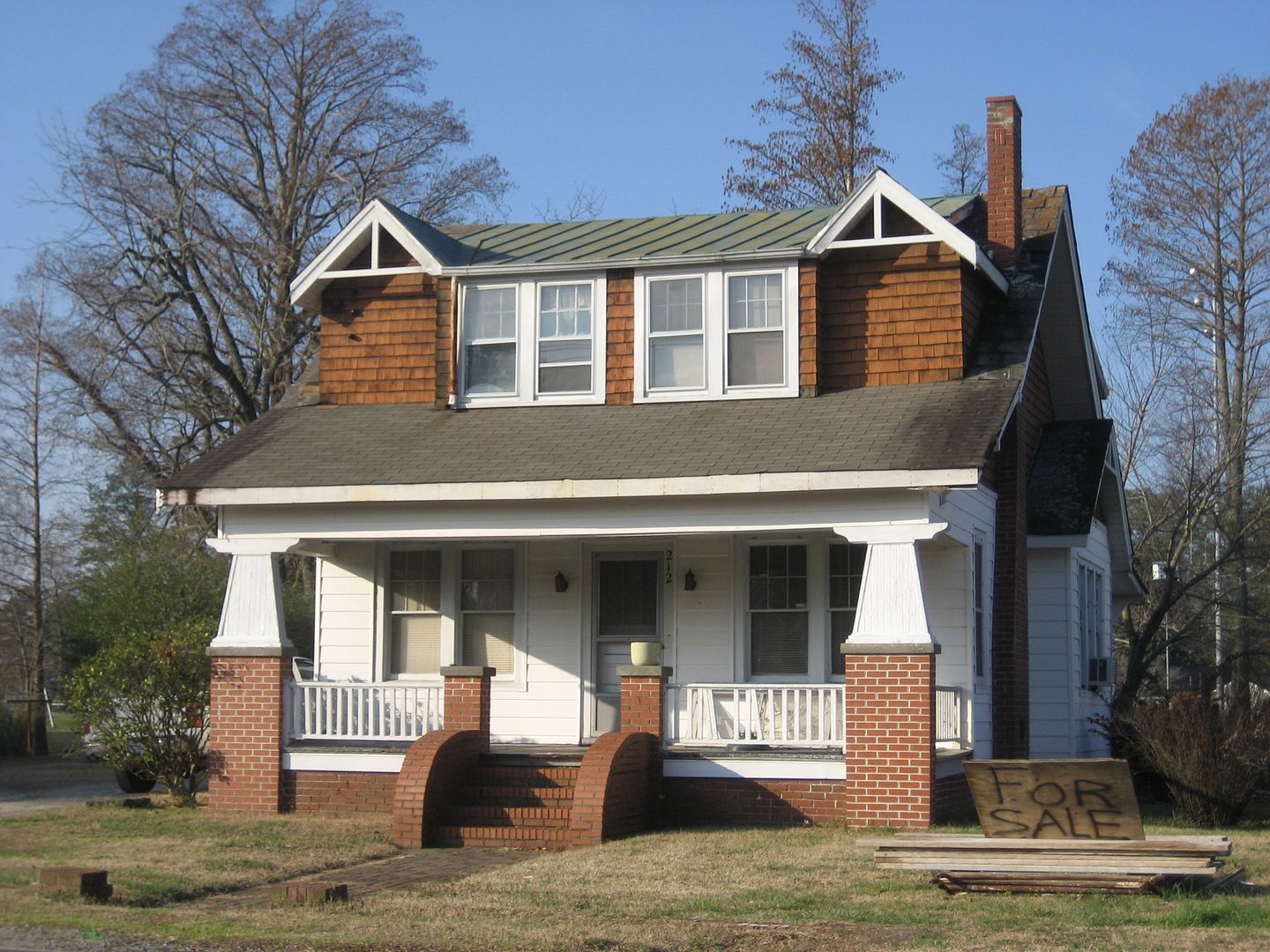 “Colonial House with a Bungalow Effect” And Maid’s Quarters! Sears